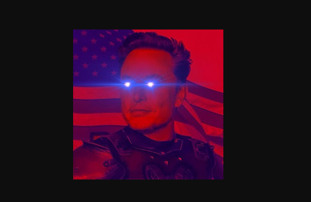Elon Musk Laser Eye Profile Picture on X