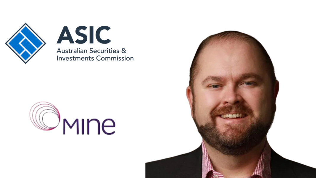 ASIC, Grant Colthup and Mine digital exchange