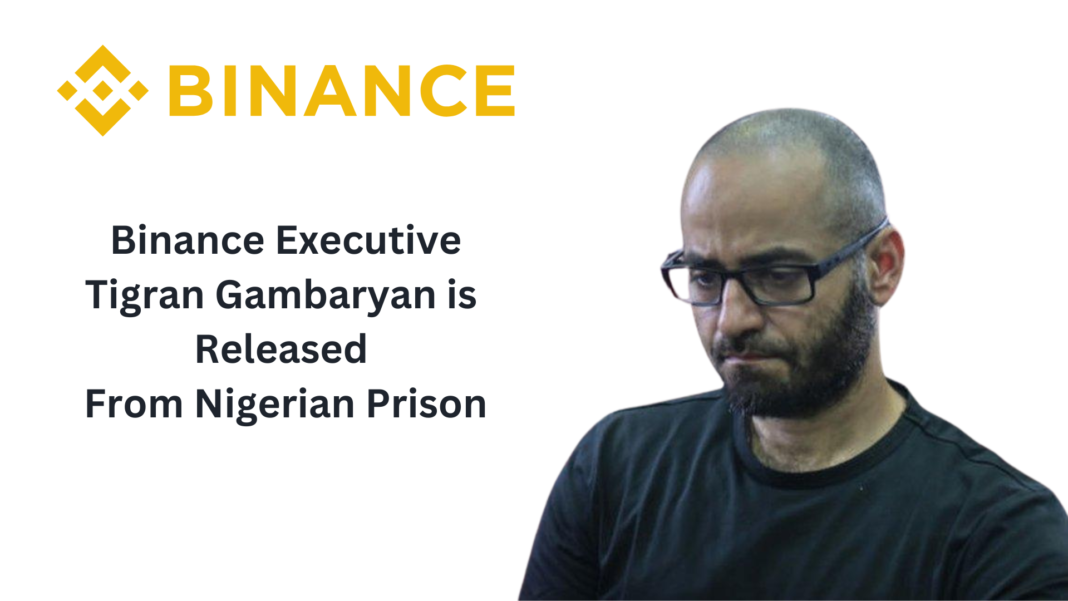 Binance Executive Tigran Gambaryan is Released From Nigerian Prison