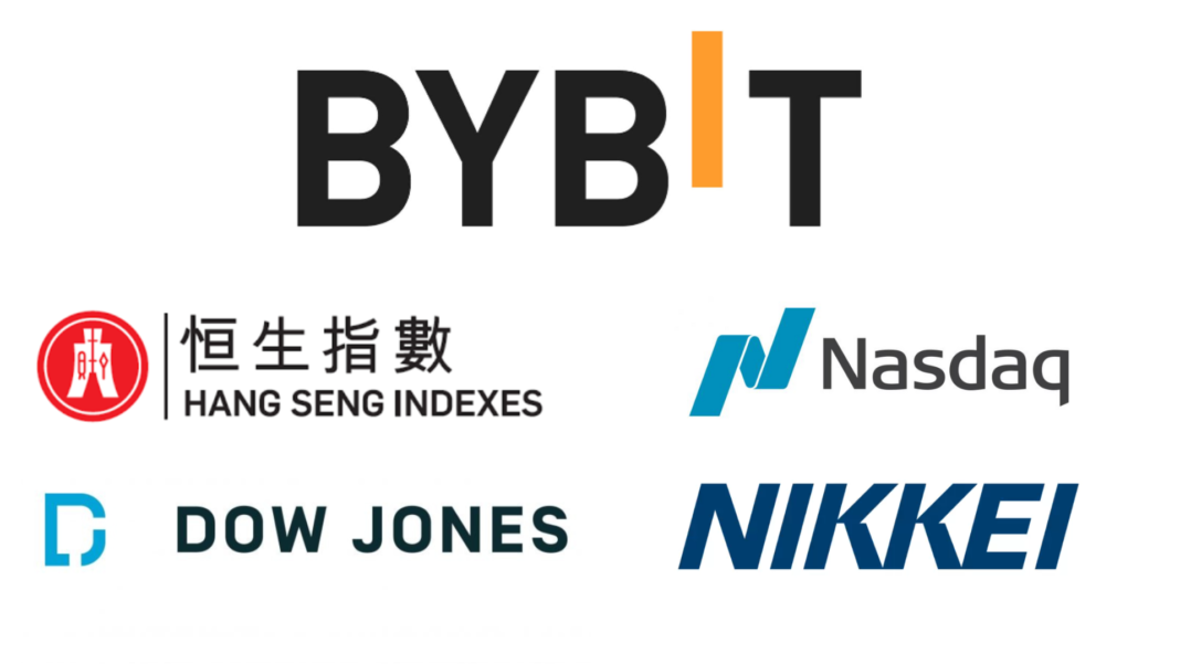 bybit access popular indices like China A50, Dow Jones, NAS100, Nikkei, and Hang Seng using $USDT