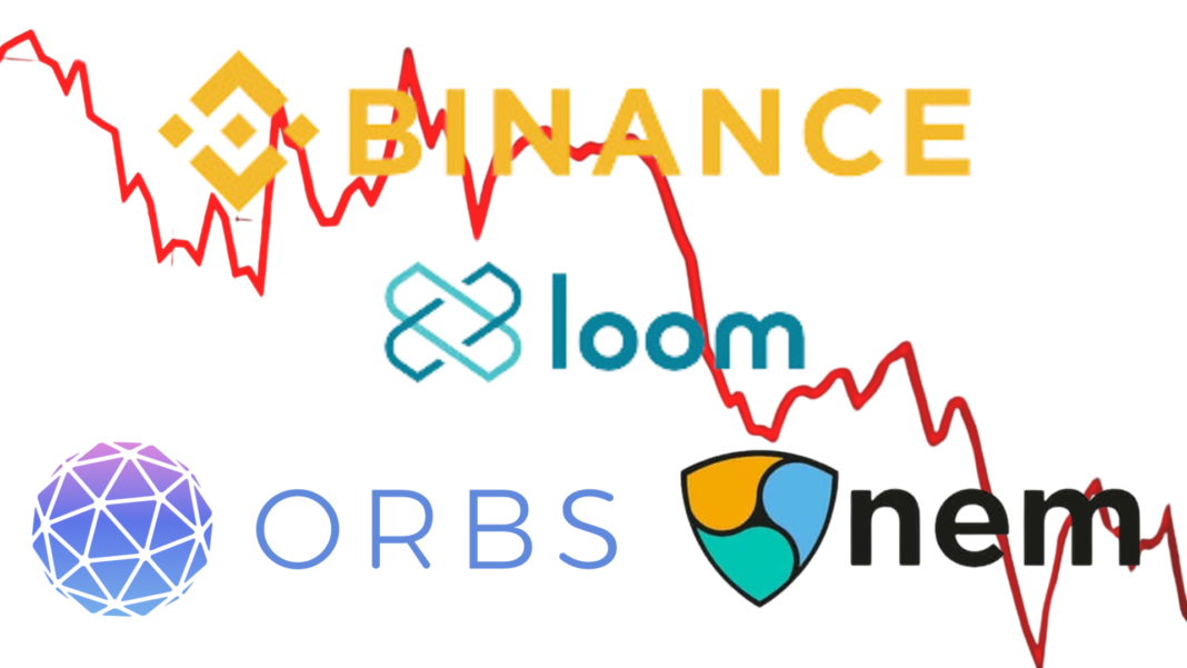 Binance delists orbs loom nem