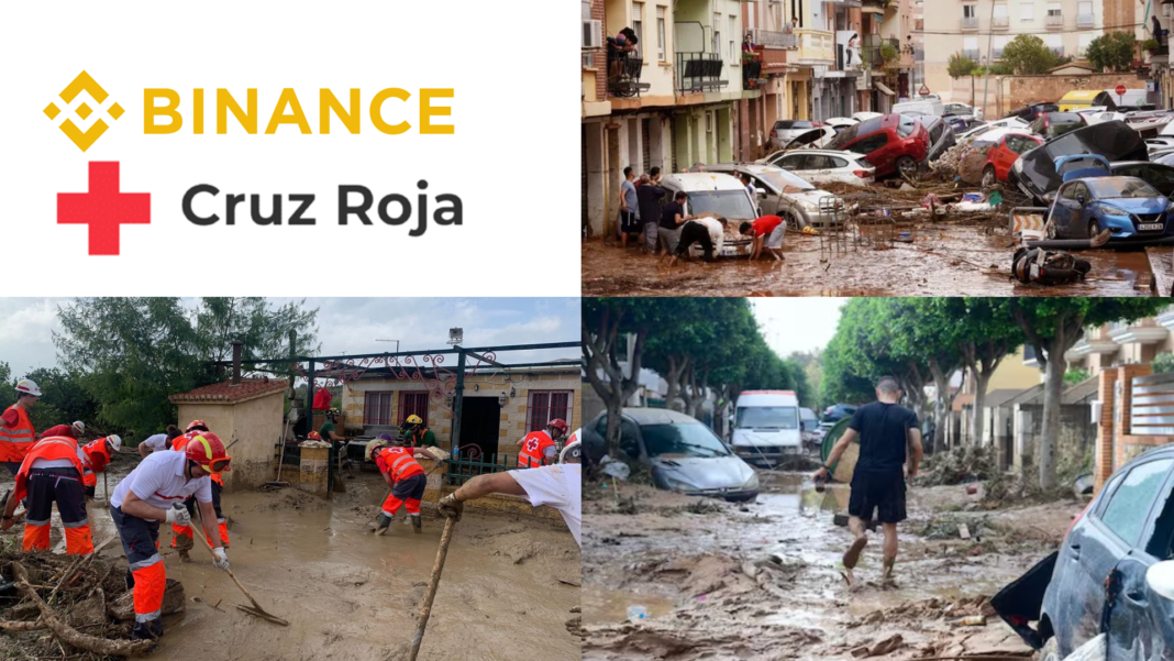 Binance donates to redcoss spain