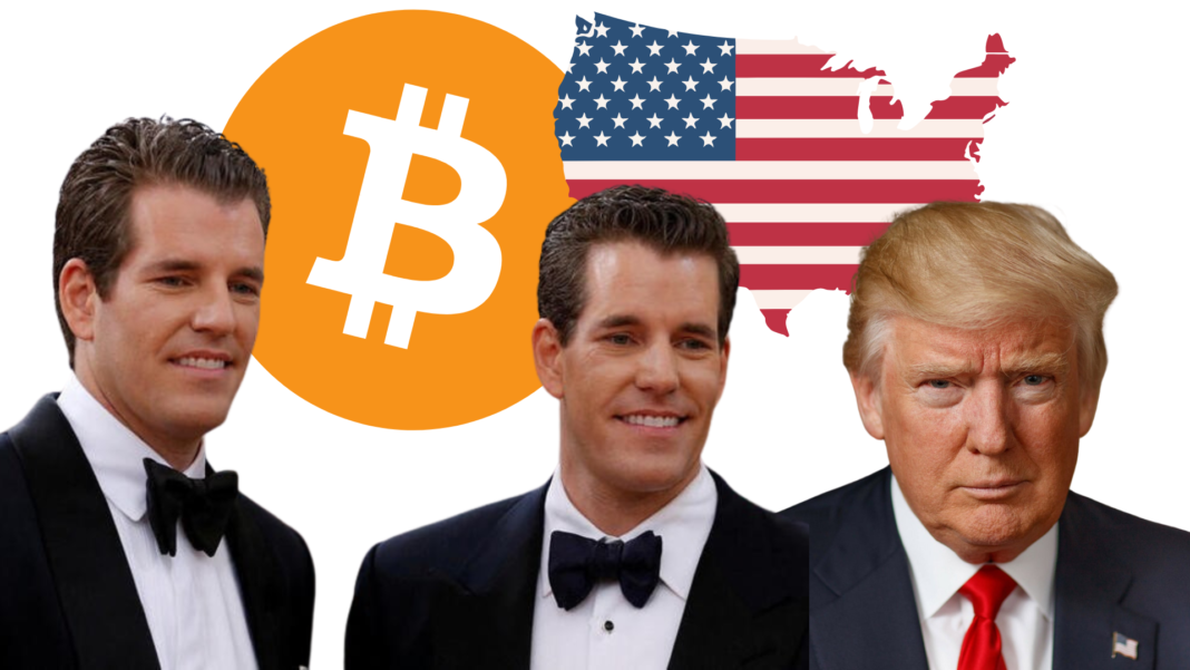 Winklevoss brothers and donald trump