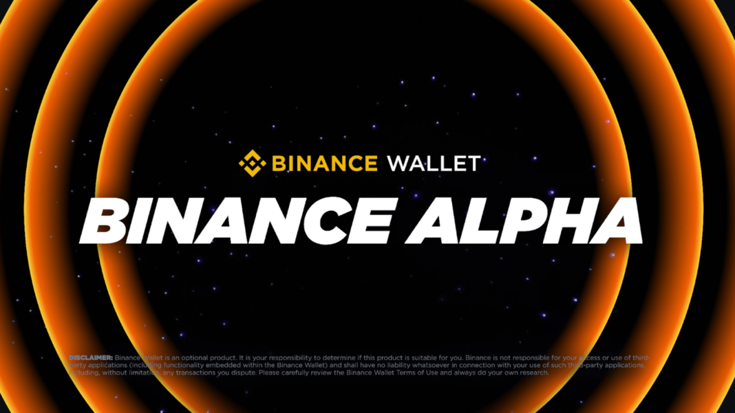 Binance Launches 'Binance Alpha' Platform to Uncover Promising Early-Stage Crypto Projects