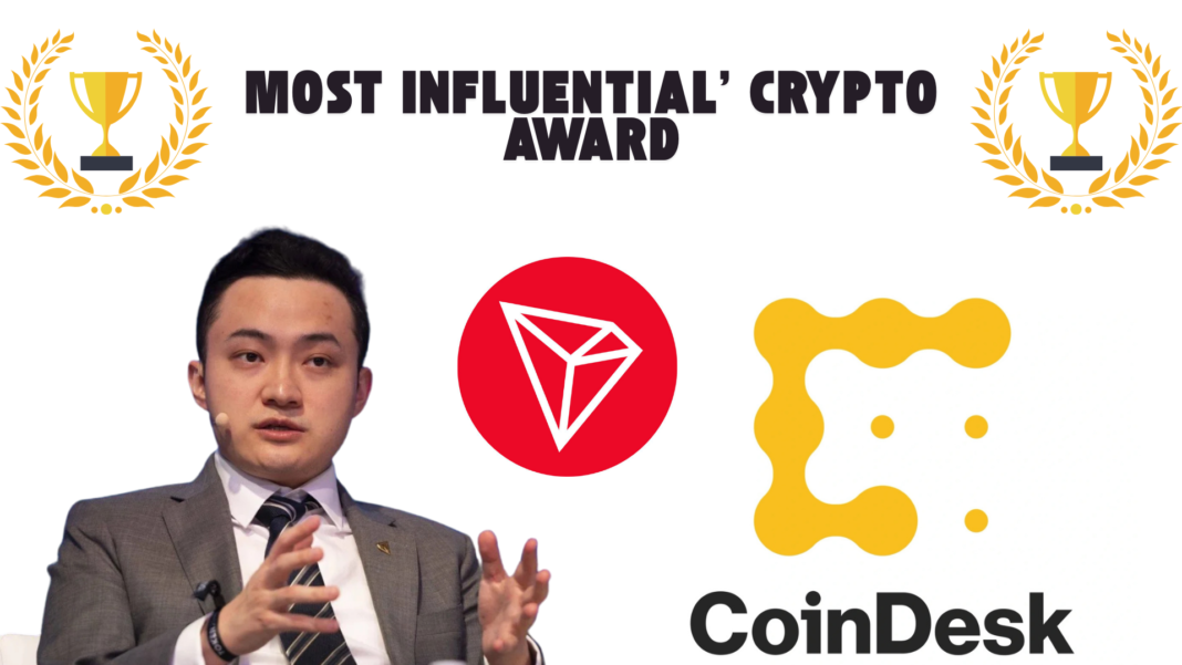 Justin SUN Reveives Most Influential' Crypto Award