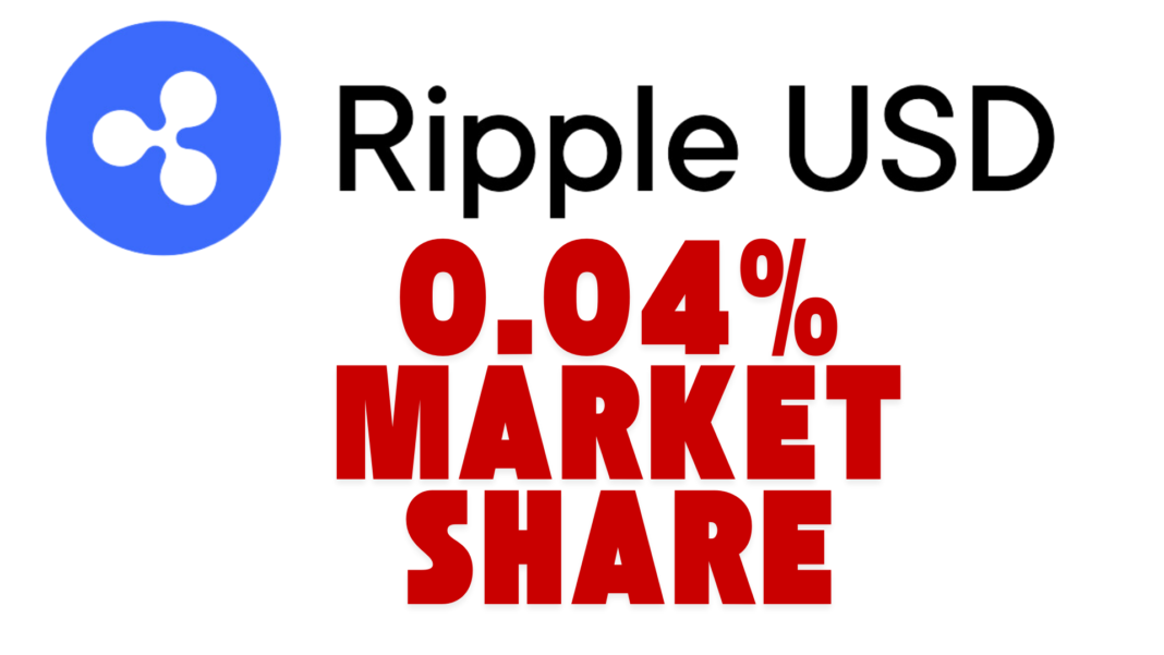 Ripple's RLUSD Struggles Beneath 0.04% Of Stablecoin Market Share, Market Cap Hinges Below $75M Since Launch