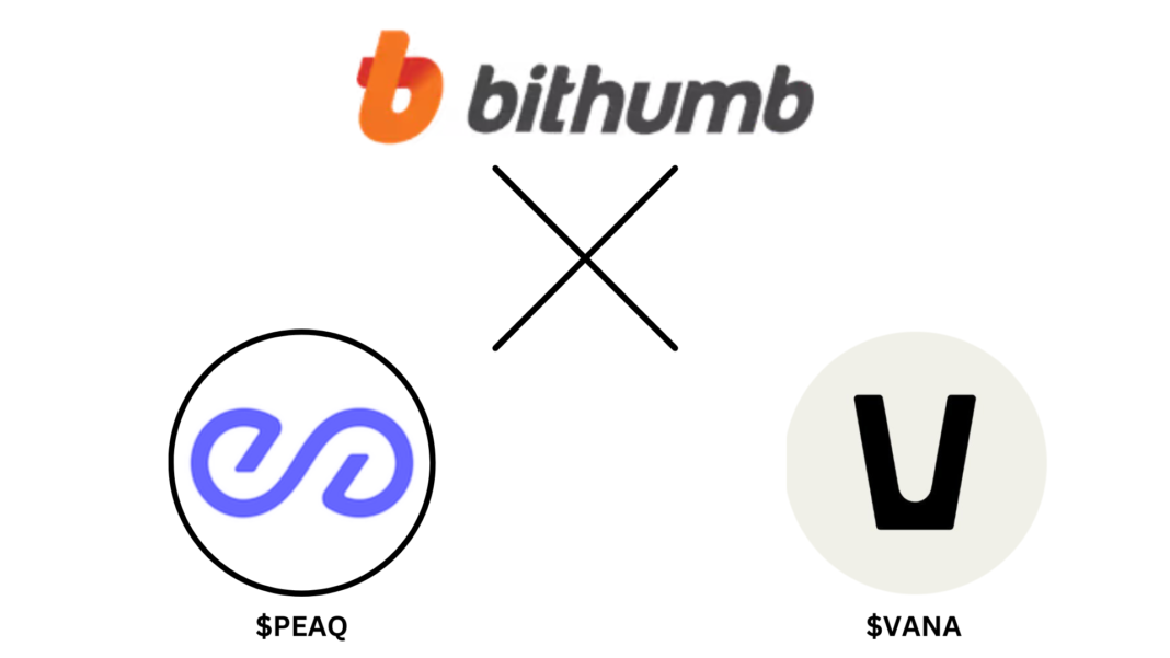 South Korea's Bithumb to Introduce $PEAQ and $VANA in KRW Pairs; Price Surges Past 33% and 10% Respectively