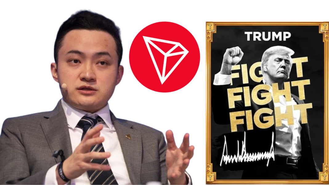 Tron Founder Justin Sun Credits Trump For Crypto Success, Credits Bullish Stance on Trump Coin and TRON Projects