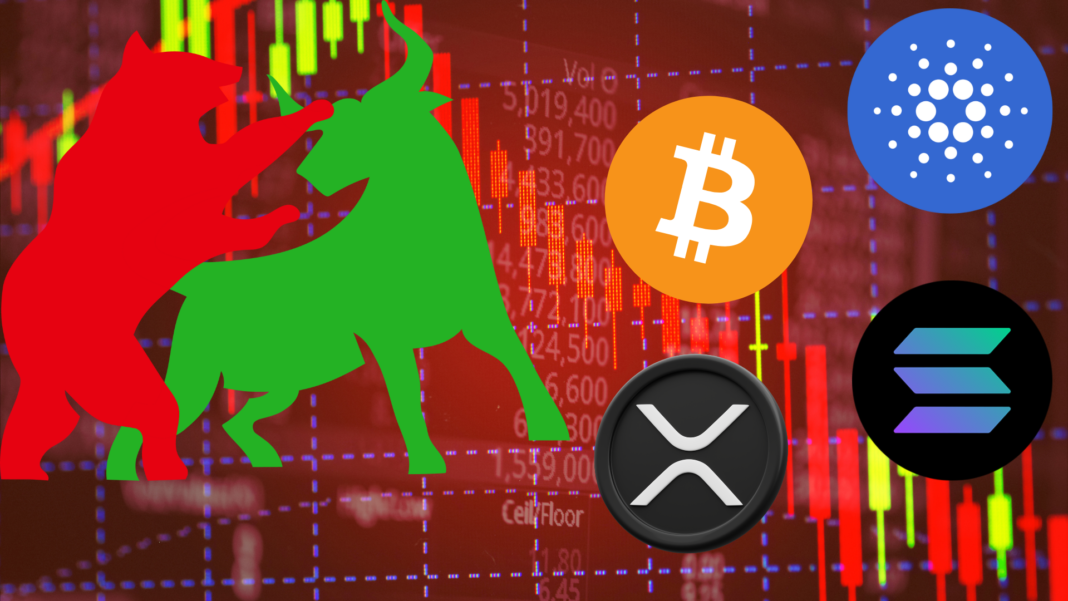 Crypto Market Signals Warning: Pullback Ahead for $BTC, $XRP, $SOL, and $ADA