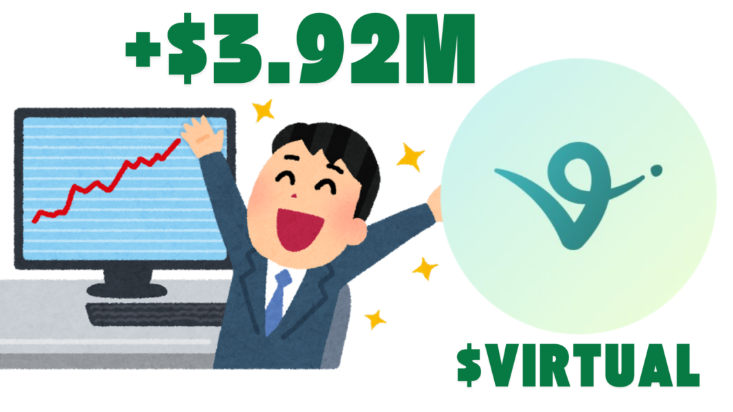 Early Crypto Investor Cashes Out $VIRTUAL Holdings for $USDC and $AIXBT, Securing a $3.92 Million Profit