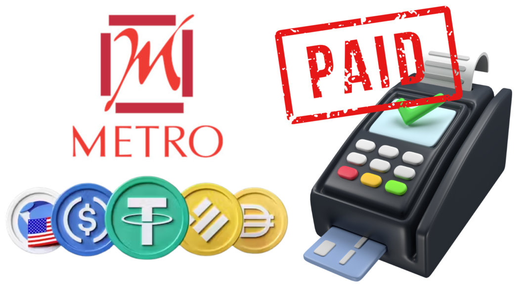 Metro Department Store in Singapore Becomes First to Accept Stablecoin Payments with dtcpay