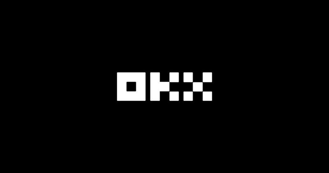 okx black logo