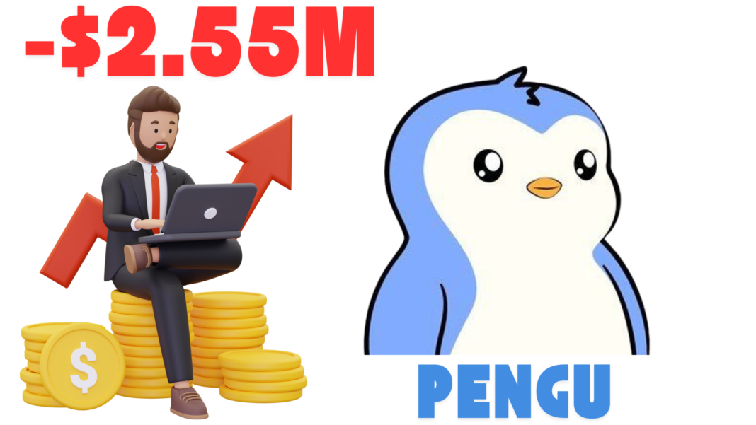 Crypto Investor Makes Massive $2.55M Loss After Offloading 427.79M $PENGU Worth $2.48M