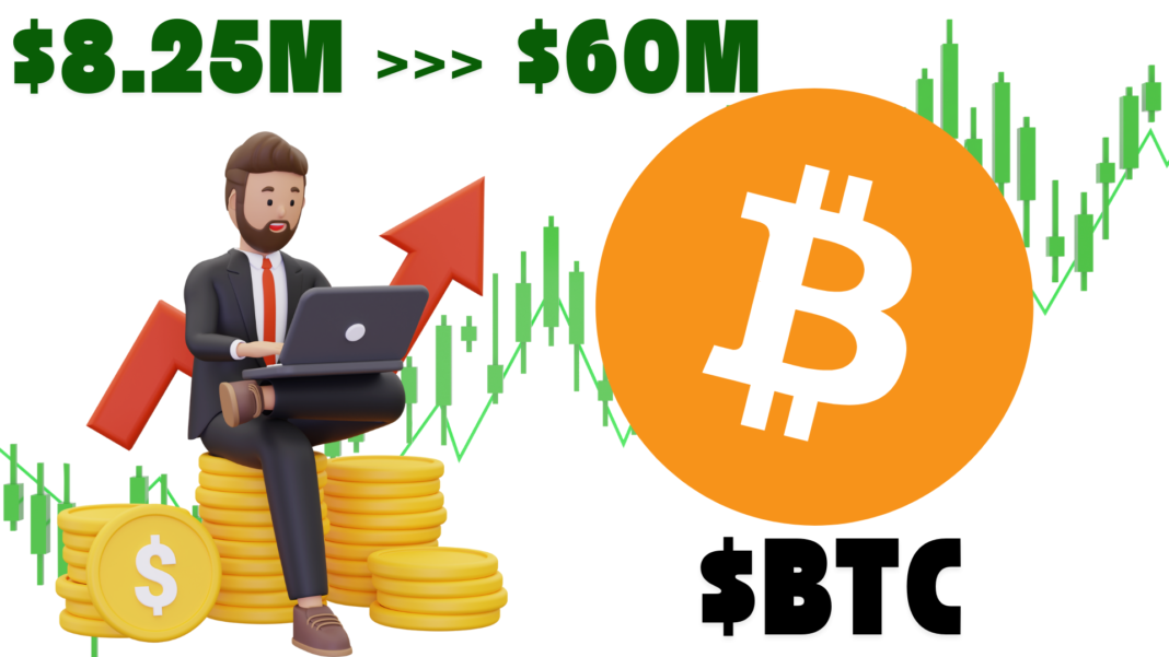 Crypto Investor Turns $8.25M To $60M Via Bitcoin Trade After 6 Years