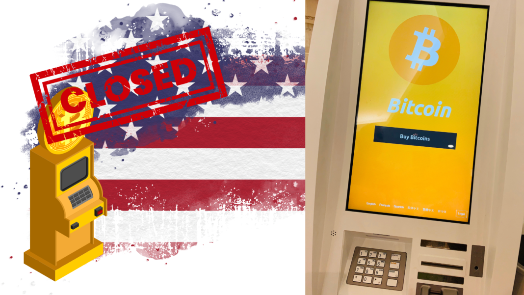 US Sees Sudden Crypto ATM Shutdowns as Fraud Prevention Bill Gains Traction; 1,200 Machines Go Offline