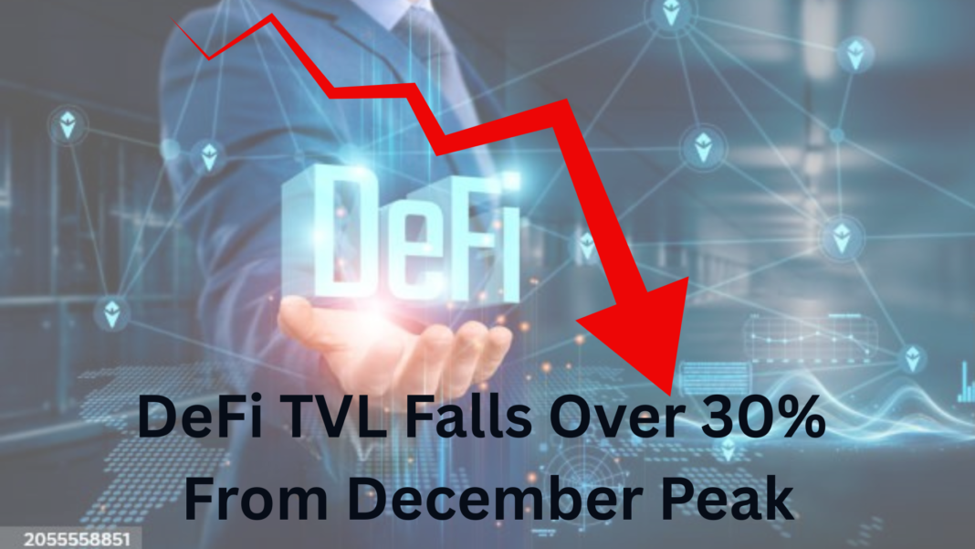DeFi TVL Falls Over 30% From December Peak