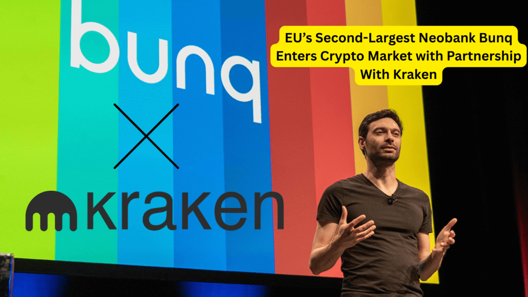 EU’s Second-Largest Neobank Bunq Enters Crypto Market with Partnership With Kraken