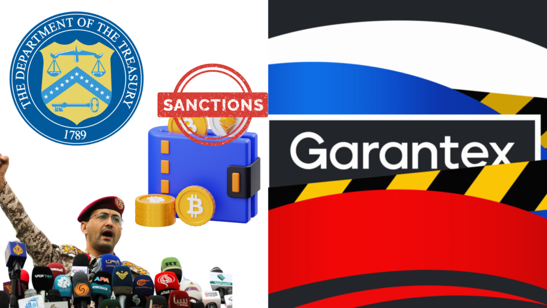 U.S. Treasury Sanctions Crypto Addresses Linked to Russia’s Garantex in Houthi Funding Crackdown