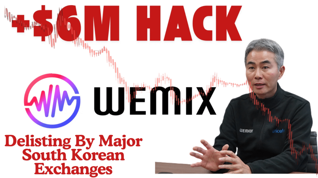 Wemix Token Suffers 50% Value Collapse Following Delisting By Major South Korean Exchanges