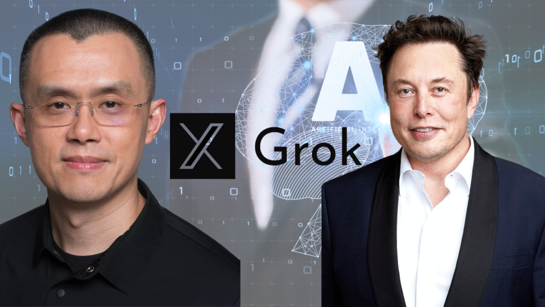 Binance CZ Gork AI Musk