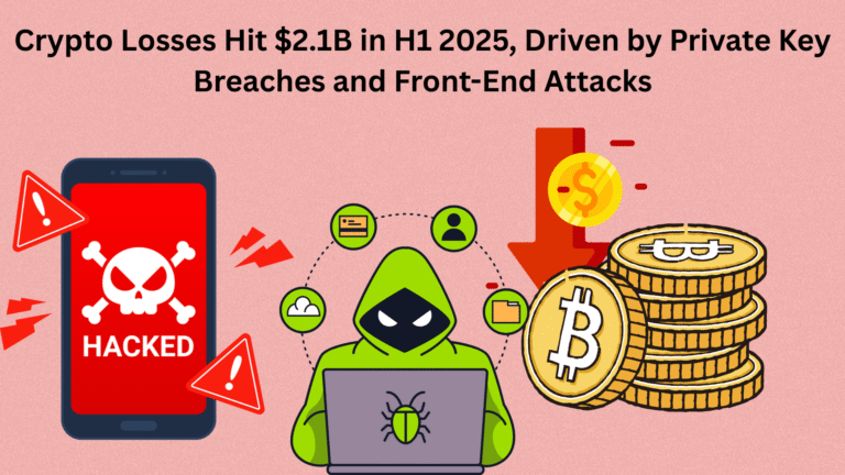 Crypto Losses Hit $2.1B in H1 2025, Driven by Private Key Breaches and Front-End Attacks TRM Labs