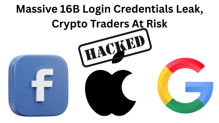 Massive 16B Login Credentials Leak, Crypto Traders At Risk