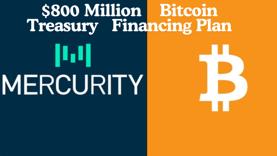Mercurity Fintech Announces $800 Million Bitcoin Treasury Financing Plan but Fails to Trigger Stock Price Surge