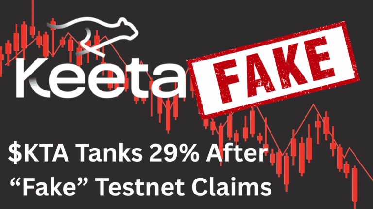 Tanks 29% After “Fake” Testnet Claims
