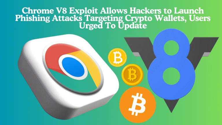 Chrome V8 Exploit Allows Hackers to Launch Phishing Attacks Targeting Crypto Wallets, Users Urged To Update