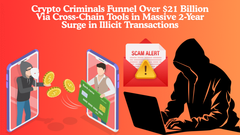 Crypto Criminals Funnel Over $21 Billion Via Cross-Chain Tools in Massive 2-Year Surge in Illicit Transactions