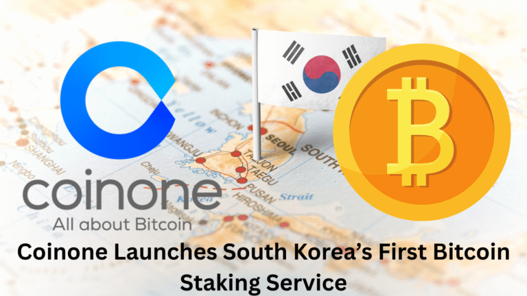 Coinone Launches South Korea’s First Bitcoin Staking Service