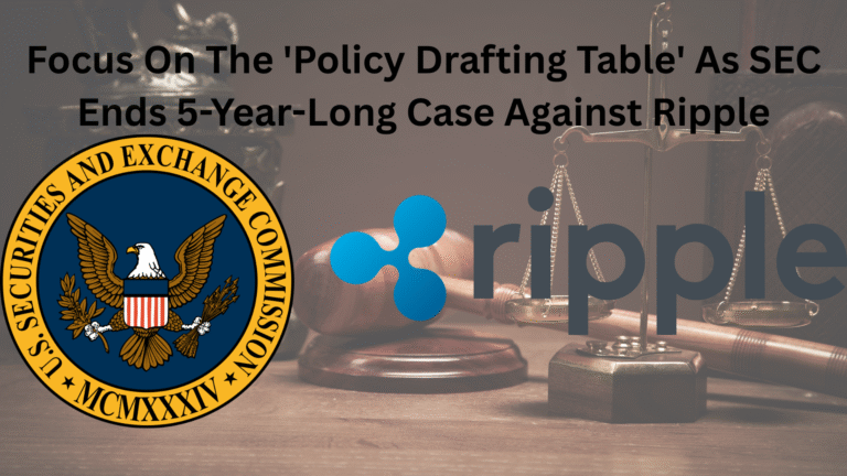 Focus On The 'Policy Drafting Table' As SEC Ends 5-Year-Long Case Against Ripple