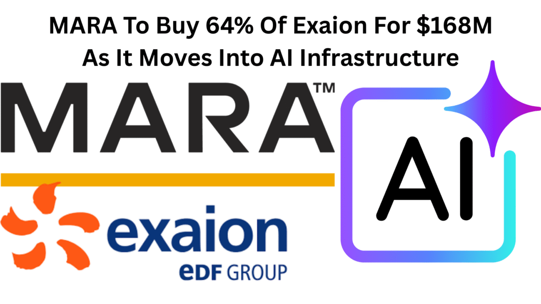 MARA To Buy 64% Of Exaion For $168M As It Moves Into AI Infrastructure