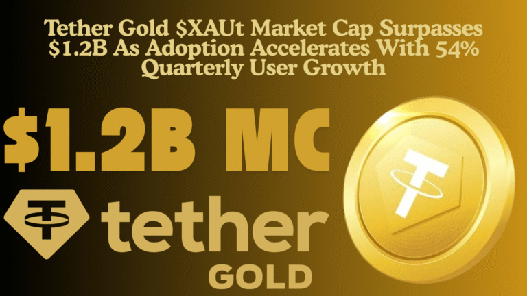 Tether Gold $XAUt Market Cap Surpasses $1.2B As Adoption Accelerates With 54% Quarterly User Growth