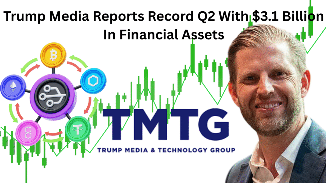 Trump Media Reports Record Q2 With $3.1 Billion In Financial Assets