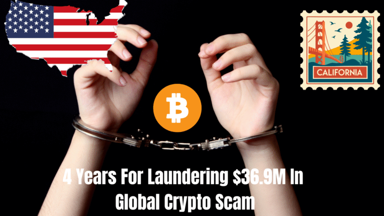 4 Years For Laundering $36.9M In Global Crypto Scam