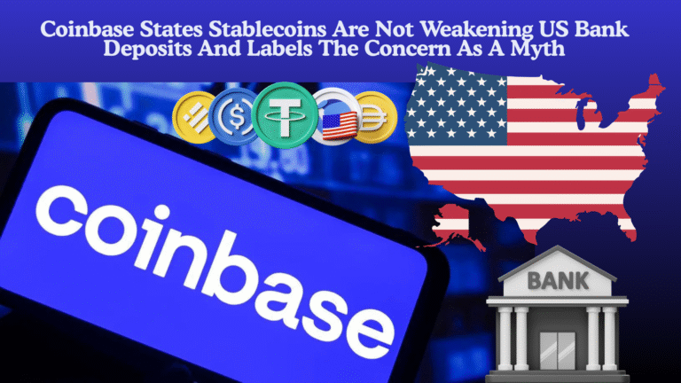 Coinbase States Stablecoins Are Not Weakening US Bank Deposits And Labels The Concern As A Myth