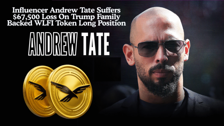 Influencer Andrew Tate Suffers $67,500 Loss On Trump Family Backed WLFI Token Long Position