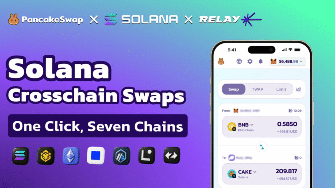 PancakeSwap Announced Broadening Cross-Chain Swap Feature To Solana