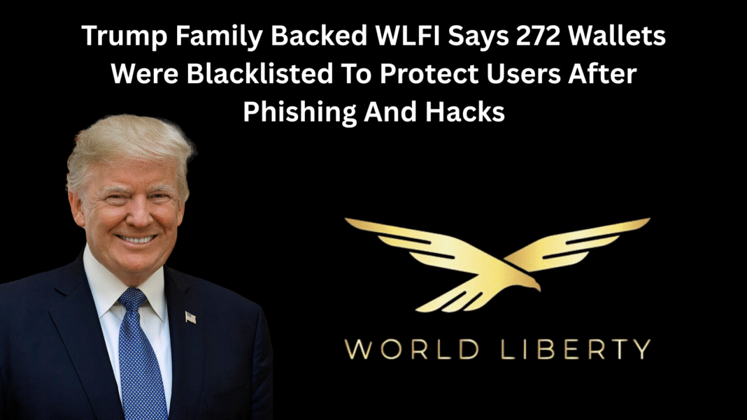 Trump Family Backed WLFI Says 272 Wallets, Including Justin Sun's Wallet, Were Blacklisted To Protect Users After Phishing And Hacks