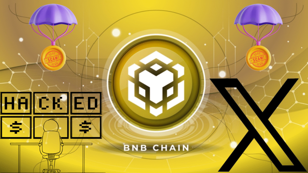 BNB Chain's Official English X Account Hacked, Hackers Promote Fake Airdrop