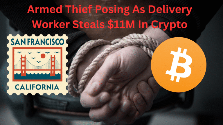 Armed Thief Posing As Delivery Worker Steals $11M In Crypto