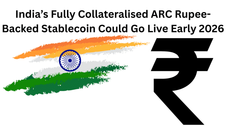 India’s Fully Collateralised ARC Rupee-Backed Stablecoin Could Go Live Early 2026